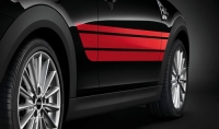 Красные акцентные полосы JCW для MINI F56