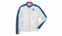 Мужская кожаная куртка BMW Motorsport Heritage Leather Jacket, Men, White